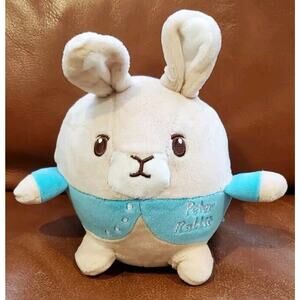 5 Inch Cuddle Pals Round Ball Peter Rabbit Stuffed Animal Plush Embroidered Eye